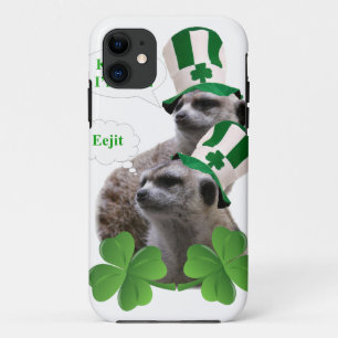 Kus me Ik ben een Iers meerkeukenontwerp iPhone 11 Hoesje