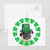 Kus me, ik ben een Iers mopshond briefkaart (Voorkant / Achterkant)