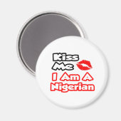 Kus me...ik ben een Nigeriaan Magneet (Voorkant / Achterkant)