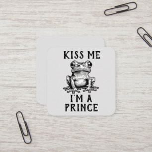 Kus me Ik ben een Prince Visitekaartje