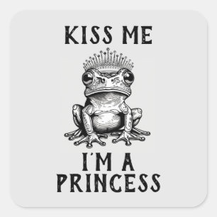 Kus me, ik ben een prinses Sticker