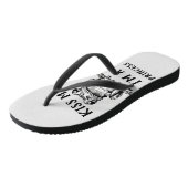 Kus me Ik ben een prinses Teenslippers (Schuin)