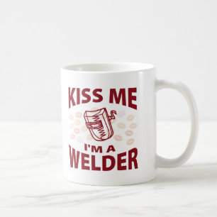 Kus me Ik ben een Welder. Koffiemok