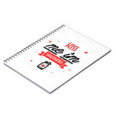 Kus me ik ben gevaccineerd notitieboek (Linkerzijde)