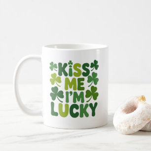 Kus Me Ik Ben Gezellig Feestelijke St. Patrick's D Koffiemok
