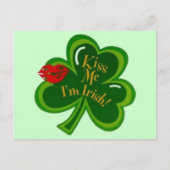 Kus Me Ik ben Iers Briefkaart (Voorkant)