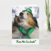 "Kus me ik ben Iers!" Kaart (Voorkant)