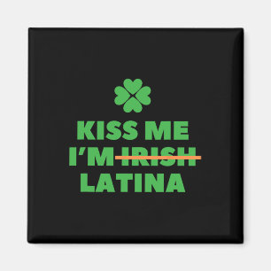 Kus Me Ik Ben Iers Latina Grappige Quote Cool St. Magneet