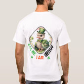 Kus me, ik ben Iers - Leprechaun's Pot of Fun T-shirt (Achterkant)