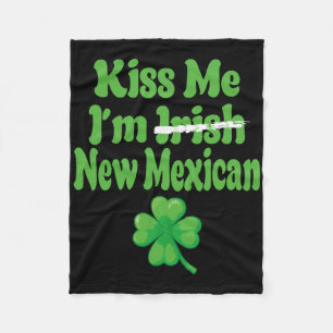 Kus Me Ik Ben Iers Nieuw Mexicaans Fleece Deken