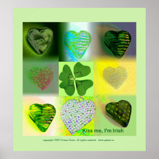 Kus Me Ik ben Iers Poster