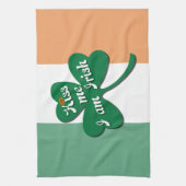 Kus me Ik ben Iers Theedoek (Verticaal)