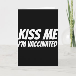Kus Me Ik Ben Ingeent Vaccinatie Funny Valentijn T Kaart