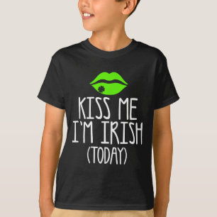 Kus Me Ik Ben Irioday Grappige St. Patrick's Dag G T-shirt