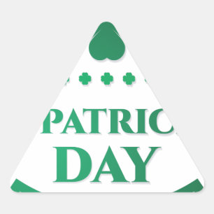kus me ik ben irish driehoek sticker