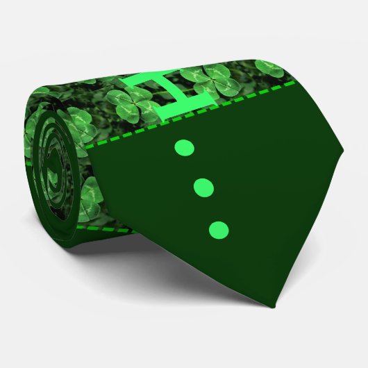 Kus me Ik ben Irish St Patrick's Stropdas 2 (Opgerold)