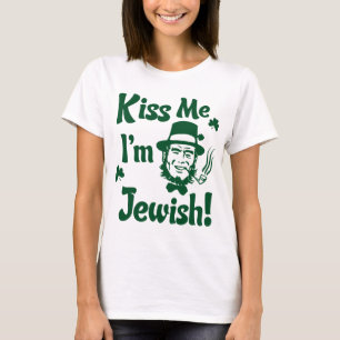 Kus me, ik ben joods t-shirt