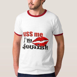 Kus me ik ben joods t-shirt