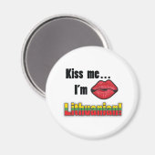 Kus me Ik ben Litouws Magneet (Voorkant / Achterkant)