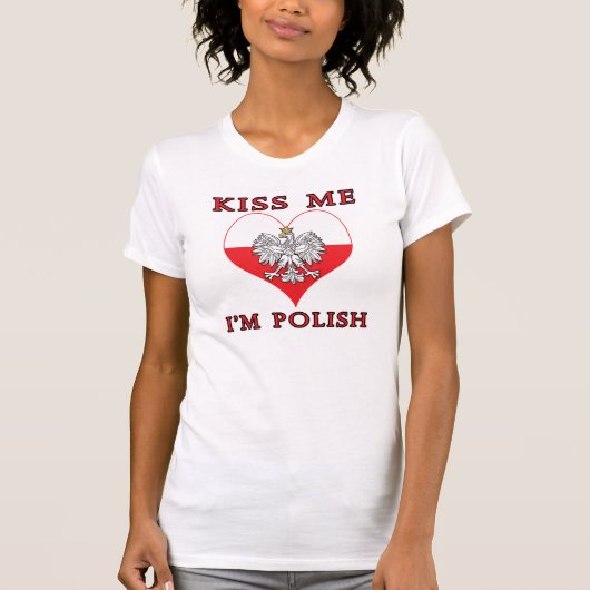 Kus me Ik ben Pools T-shirt (Voorkant)