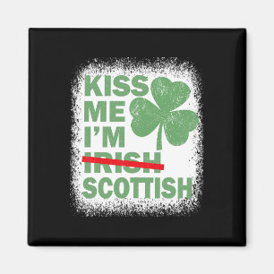 Kus Me Ik Ben Schots Grappige St. Patrick's Dag Sc Magneet