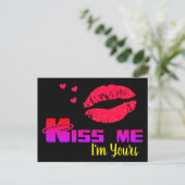 Kus me ik ben van jou briefkaart (Staand voorkant)