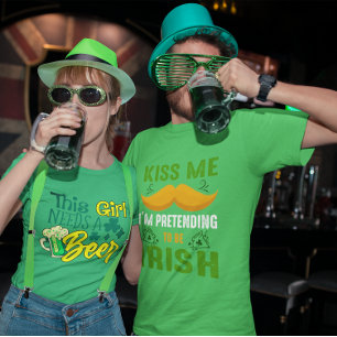Kus Me Ik Doe Maar Alsof Ik Iers Ben St. Patrick's T-shirt