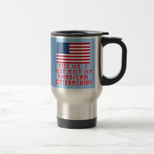 Kus me, ik heb net mijn Amerikaanse staatsburgersc Reisbeker