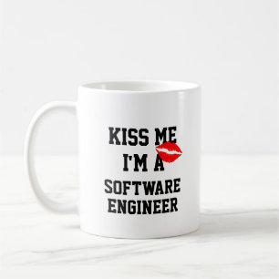 Kus me Im een Mok van de software engineer