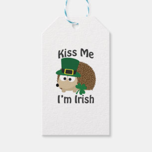 Kus me Im Ierse St Patricks Egel van de Dag Cadeaulabel