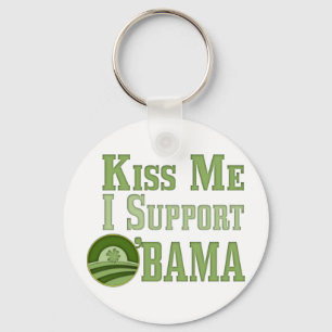 Kus Me Irish Obama Sleutelhanger