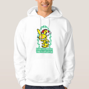 Kus me onder de mistletoe hoodie
