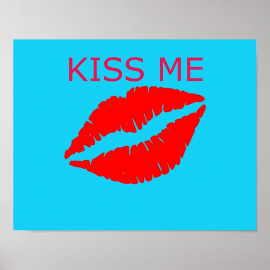 Kus me poster (Voorkant)