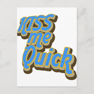 Kus me Quick Briefkaart