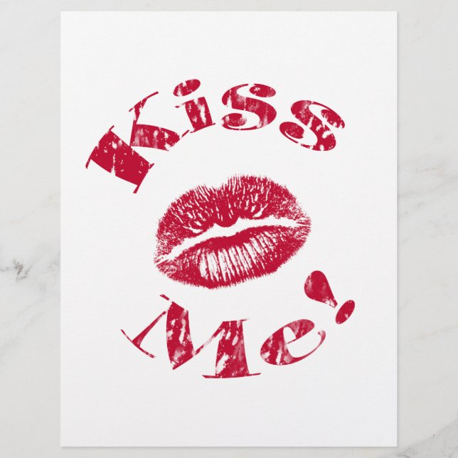 Kus Me! Rode Lippen (Voorkant)