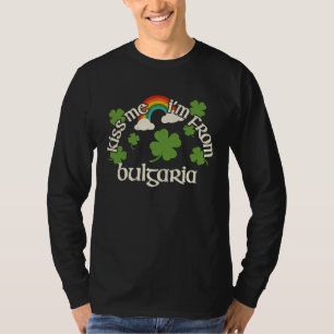 Kus Me Shamrock Grappige St. Patrick's Dag Bulgari T-shirt