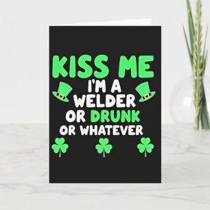Kus Me Wat Dan Ook St. Patricks Kaart