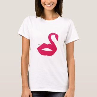 Kus met pelikaanvorm t-shirt