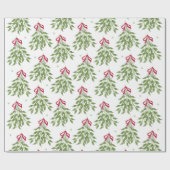 Kus met witte bessen cadeaupapier (Vlak)