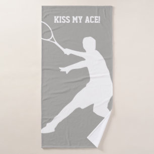 Kus mijn aas grappige handdoekenset voor tennisspe bad handdoek