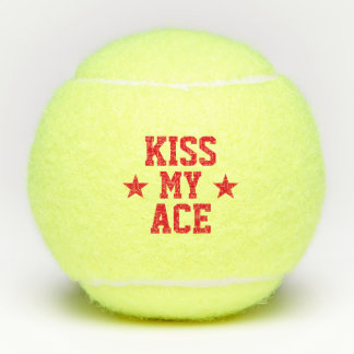 Kus mijn Ace Grappig Tennisballen