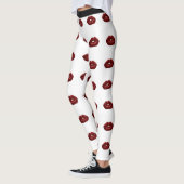 Kus mijn broek rode lippen Leggings (Links)