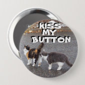 Kus mijn button Cat Meme (Voorkant /achterkant)