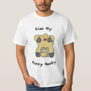 Kus mijn harige achterste T-shirt