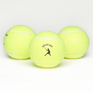 Kus mijn kant aangepaste tennisballen met logo