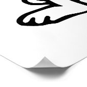 Kus mijn kont poster (Hoek)