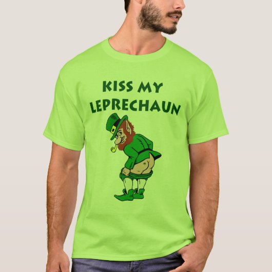 Kus mijn Leprechaun Shirt (Voorkant)