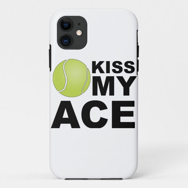 Kus mijn lul! Tennis iPhone 5 Hoesje (Achterkant)