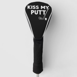 Kus Mijn Putt Golf Grappige Grappen Sarcasme Golfe Golfheadcover