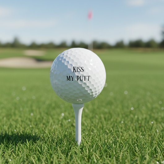 Kus mijn putt grappig golfballen